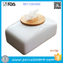 Alta qualidade Tissue Box Ceramic Tissue Titular Home Decor